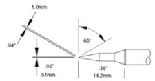 Solder Tip, Smart Heat PowerTips, STTC-046Metcal  